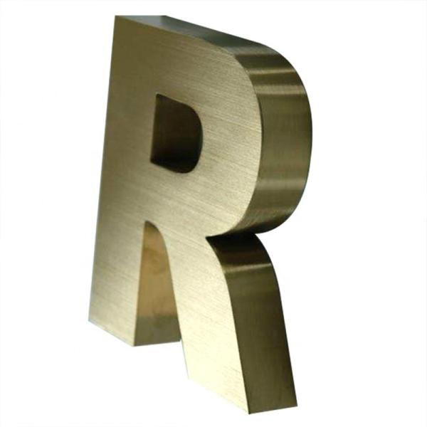 Vintage Large Non-Illuminated 3D Alphabet Metal Letter Signs with 30 C Working