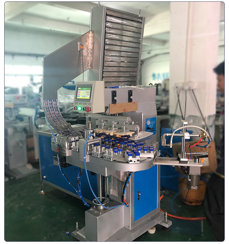 8000P/H Auto Pad Printing Machine high speed For Bottle Cap