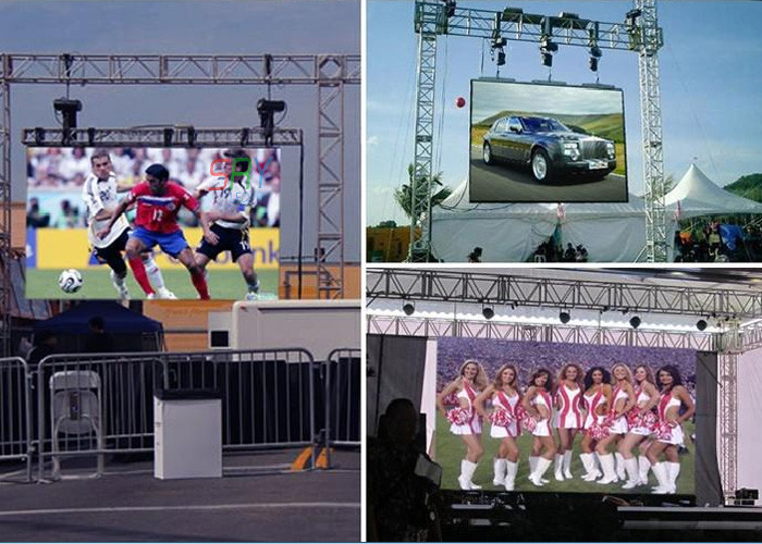 Super Clear 3D Video p6 outdoor led screen Hanging On Truss For Concert Show