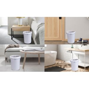 Offset Printing Clear 5 Pieces Roll Set Plastic Garbage Bag Custom Order from