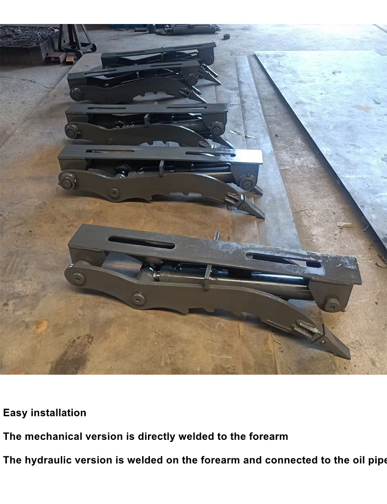 Customizable Durable Mini Excavator Hydraulic Thumb Attachment Q345B NM400 handox500