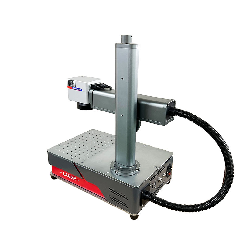 20KG Metal Engraving Machine Portable 20w 30w 50w Mopa Gold Smart Color Fiber Laser Marking Machine with Portable Design