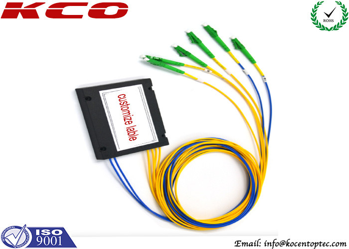 Corning PLC Fiber Optic Splitter 2x4 ABS Module with LC / APC Connector
