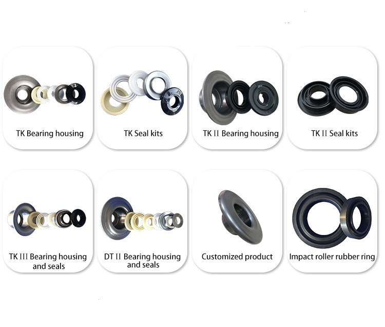 TKII6204-63 Conveyor Ball Bearing Housing TKII Idler Spare Part 63mm