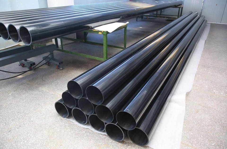 Twill Glossy Carbon Fiber Sailboat Mast 3mm Wall Thickness Epoxy Resin Type