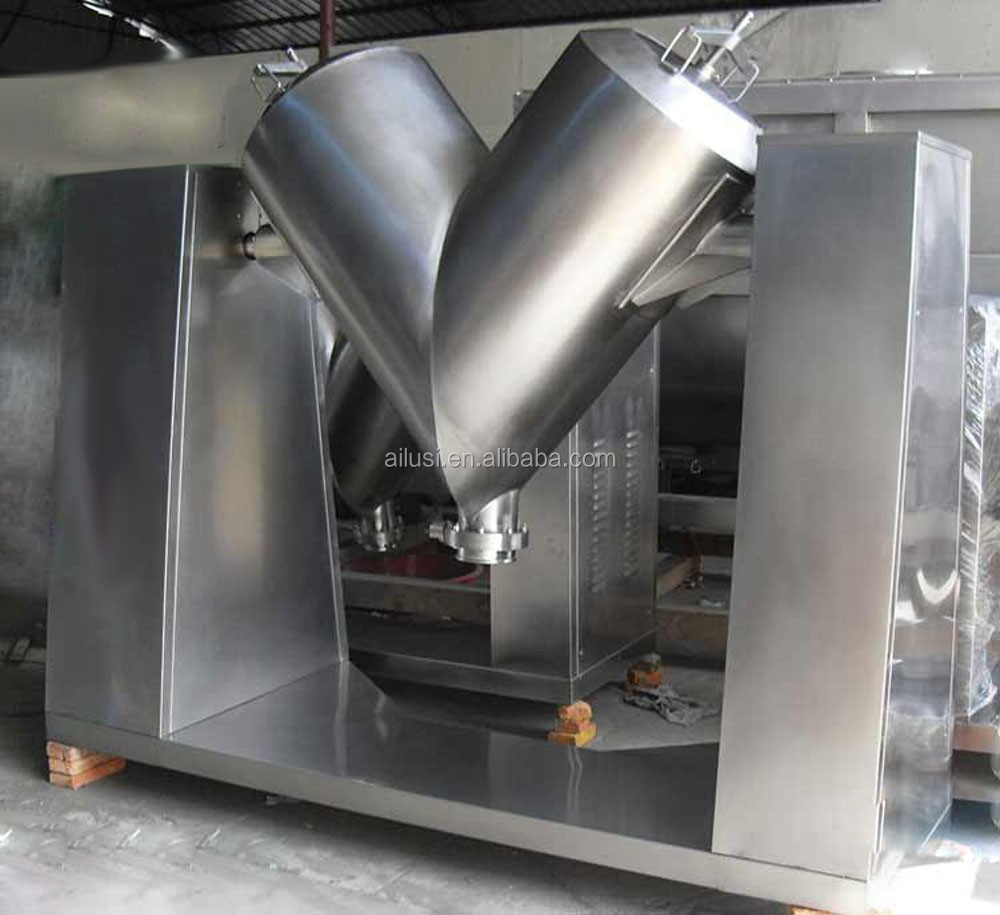 10L 20L 30L Small Capacity V Cone Detergent Mixer and Blender Dry Powder Mixing Machine