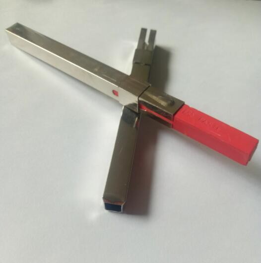2018 Factory New Design Silver Color For Walmart Square Shaped Brass Chalk Holder