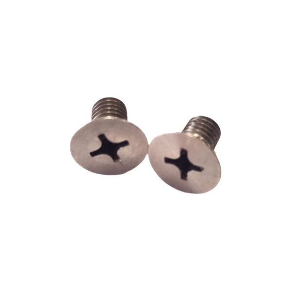 Customized High Quality Titanium Countersunk Cross Screw Titanium Flat Head