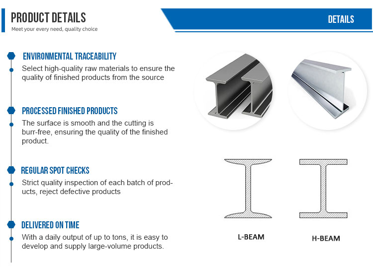 Customizable Flange Thickness Supply Prime Structural Steel Profile H Beam Steel 10m H Shape Beam for Construction