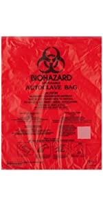 bench-top biohazard bags, autoclavable bags