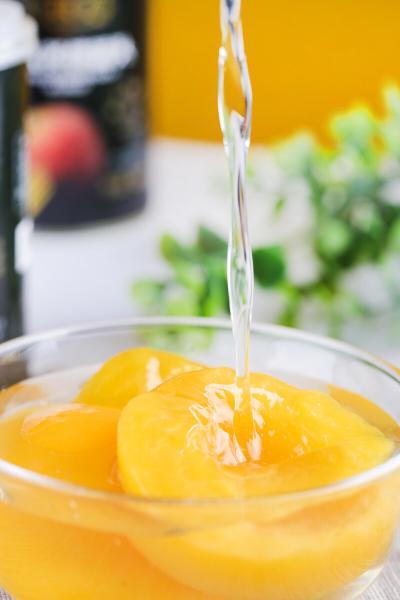 Regular HALAL Sweet Canned Yellow Peach In Light Syrup Lower Blood Sugar And