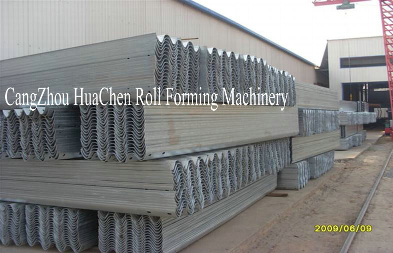 High Speed Metal Sheet Forming Equipment For Highway Guardrail