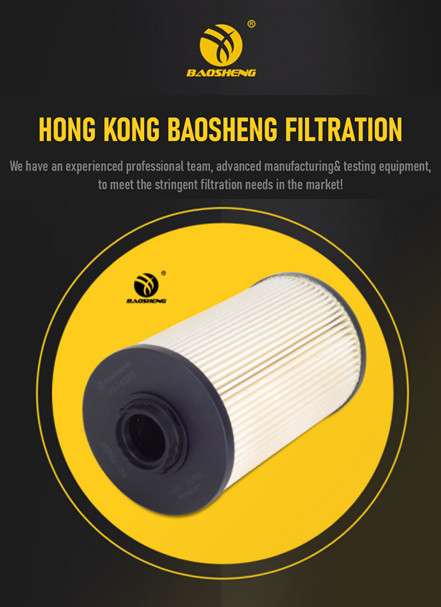 YN21P01036R100 Excavator Hydraulic Oil Filter Element 155mm Height