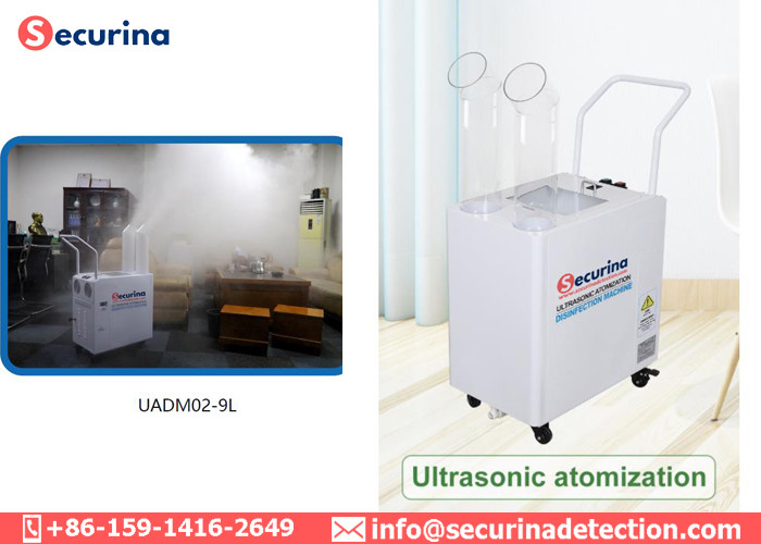 Ultrasonic Mobile Sanitizer Sterilization Equipment Wired / Wireless Power Supply