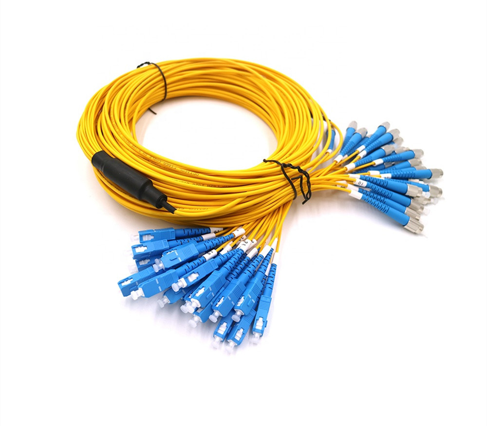 24 Core SC Upc To FC Upc LSZH OM3 Pre Terminated Patch Cord