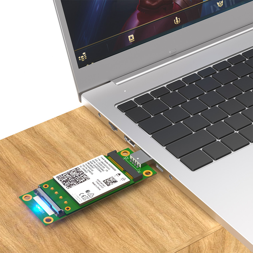 Mini PCI-E To USB Adapter With SIM Card Slot Quick Data Transfer