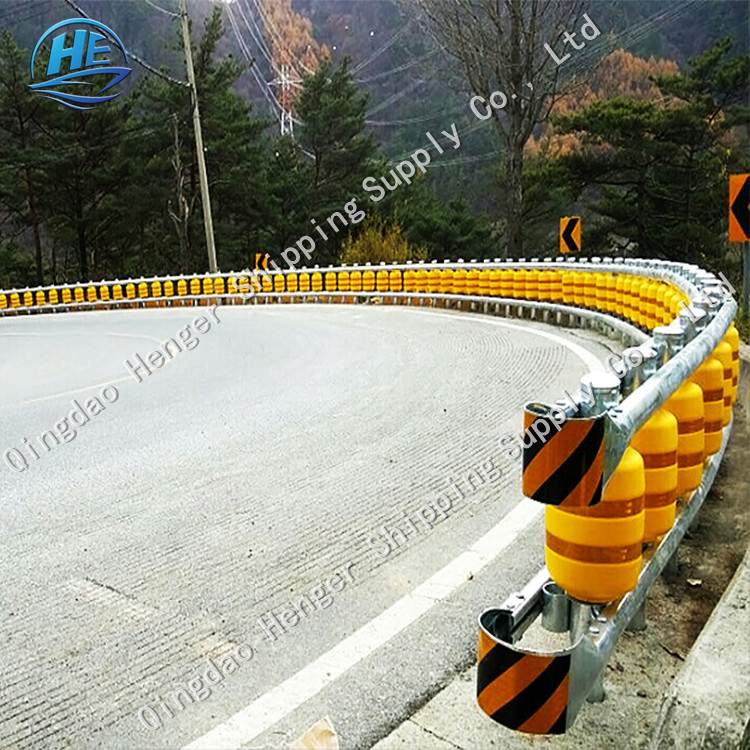 Metal Beam Rolling Guardrail Barrier Ethylene Vinyl Acetate Copolymer Material