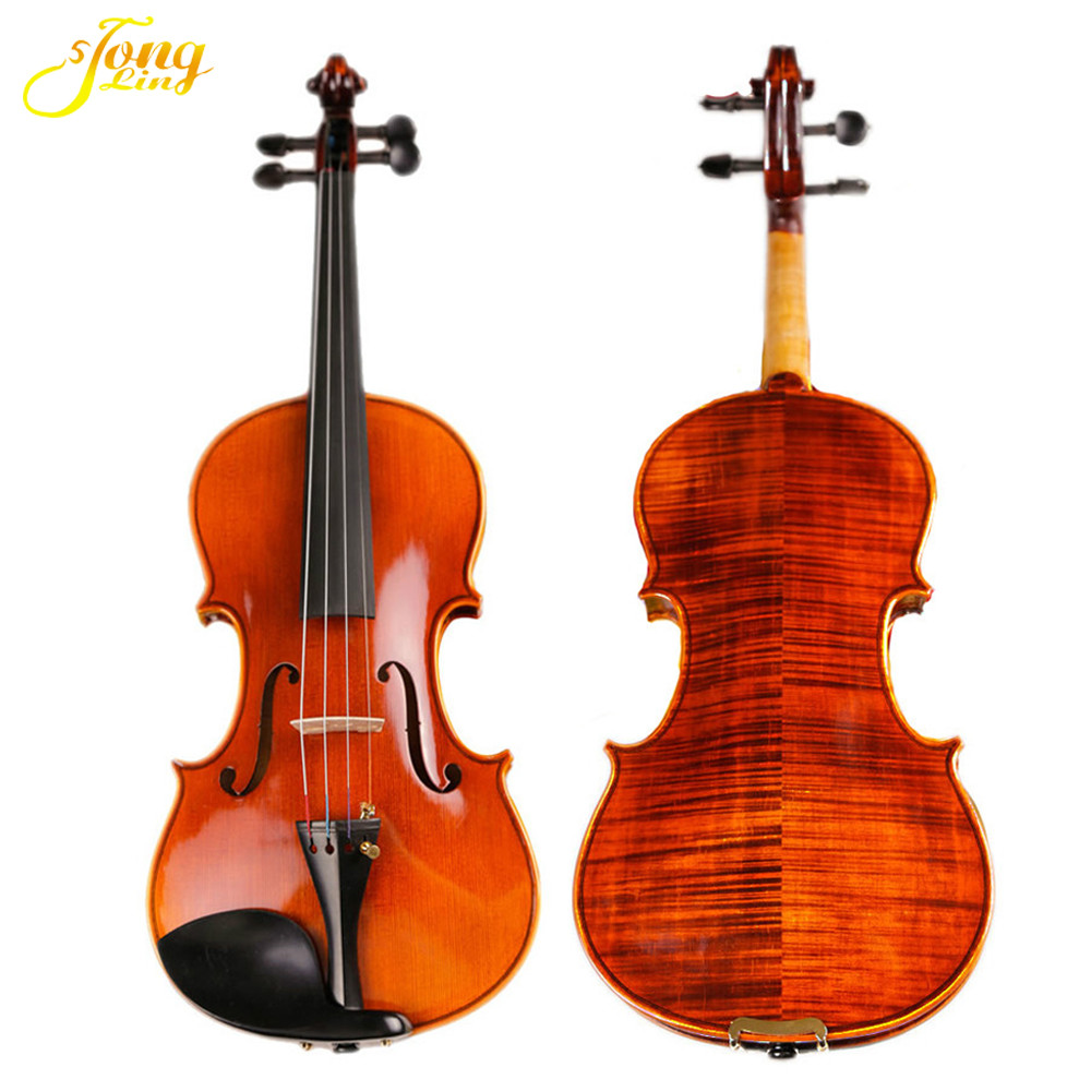 4/4 Full Size Student Beginner Violin (VG001-HPM) Wholesale Price Handmade High Quality Colorful High-gloss 4/4 size