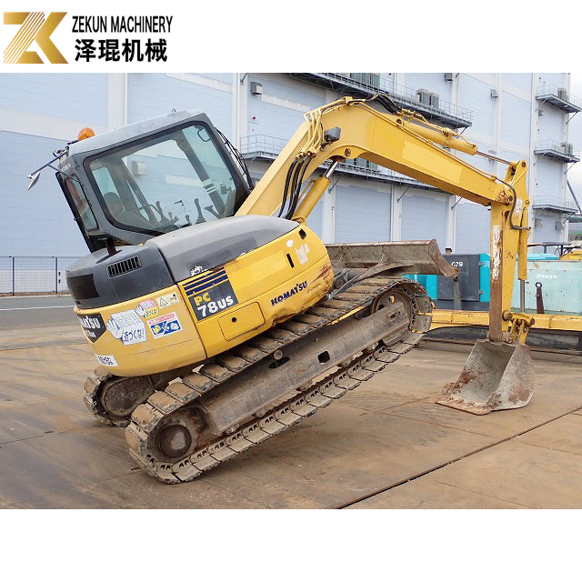 8 Ton KOMATSU PC78 PC78US Excavator Second Hand for Earthmoving Projects