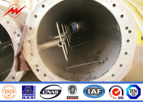 50ft Galvanized Octagonal Outdoor Monopole Cell Tower Communication Distribution