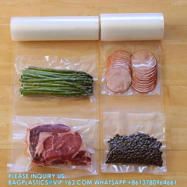 Transparent PA PE Plastic Storage Bags Vacuum Sealer Food Saver Roll 30m