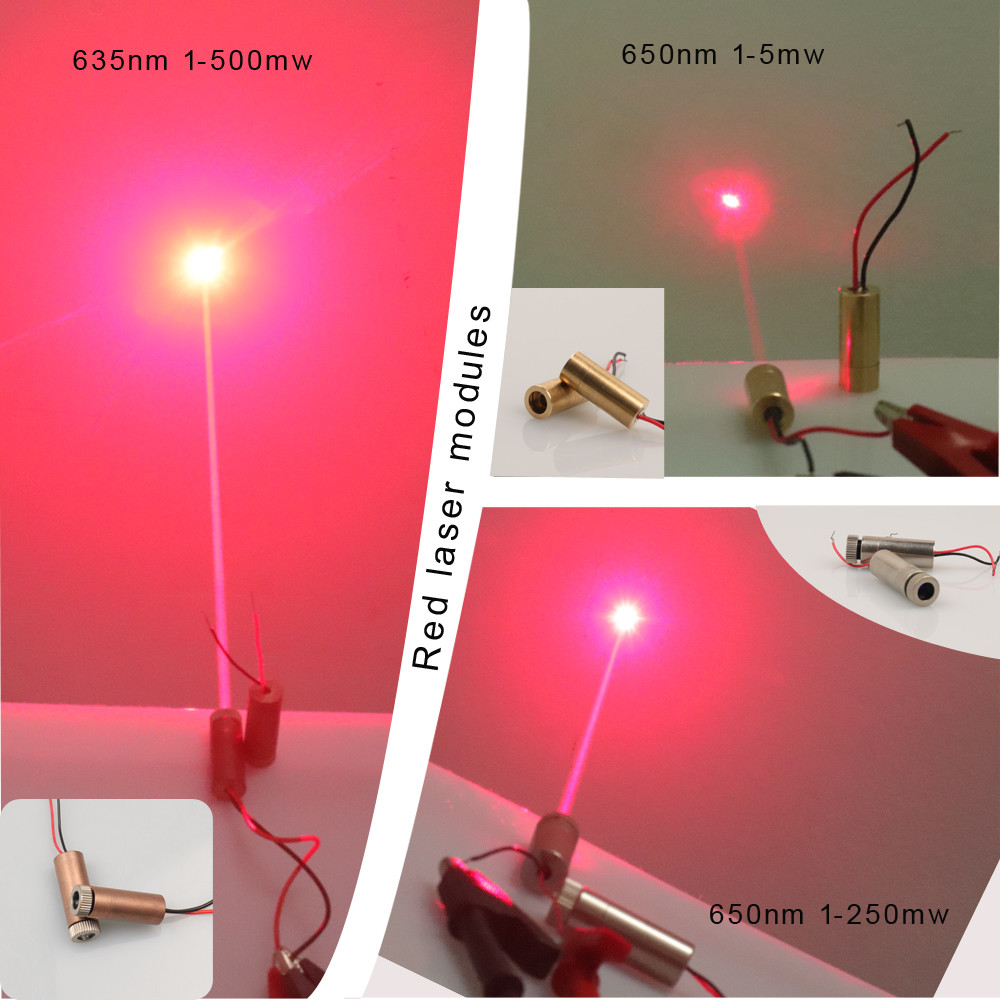 Adjustable 12x45MM 650nm 5mw Red Cross Laser Module