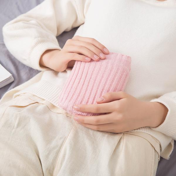 Leakproof Soft Touch Silicone Hot Water Bottle for Pain Relief in Waist Back