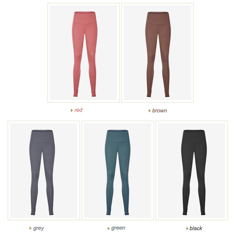 Solid Color Sports Capri Pants Slim Fit High Waisted Yoga Leggings With Pockets