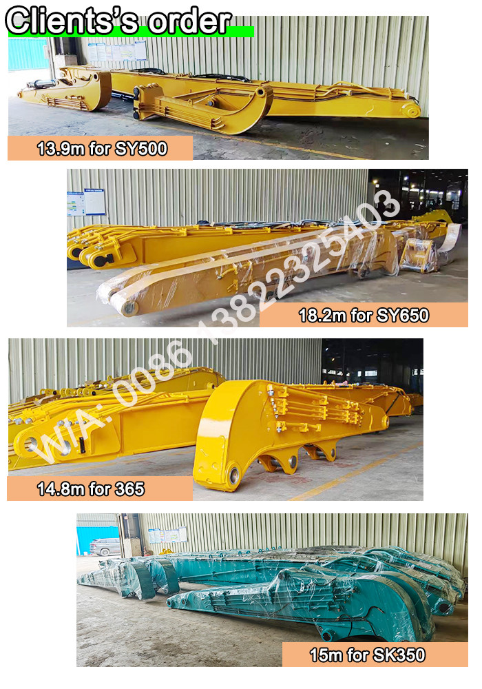 20 Ton-85 Ton Excavator Pile Driver Arm Boom For Cat Hitachi Komatsu pile arm pile boom for excavator