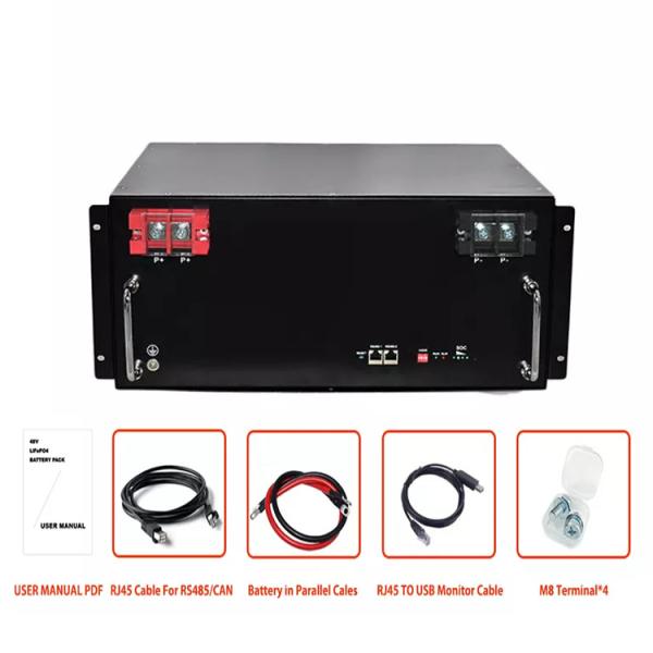 BMS Solar 48V Lifepo4 Battery Pack 15AH 20AH 24AH 26AH 50AH 60AH For Base