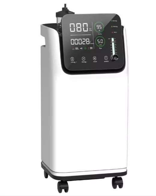 Ultra Silent Medical Oxygen Breathing Machine 5L Adjustable 10" LED Screen
