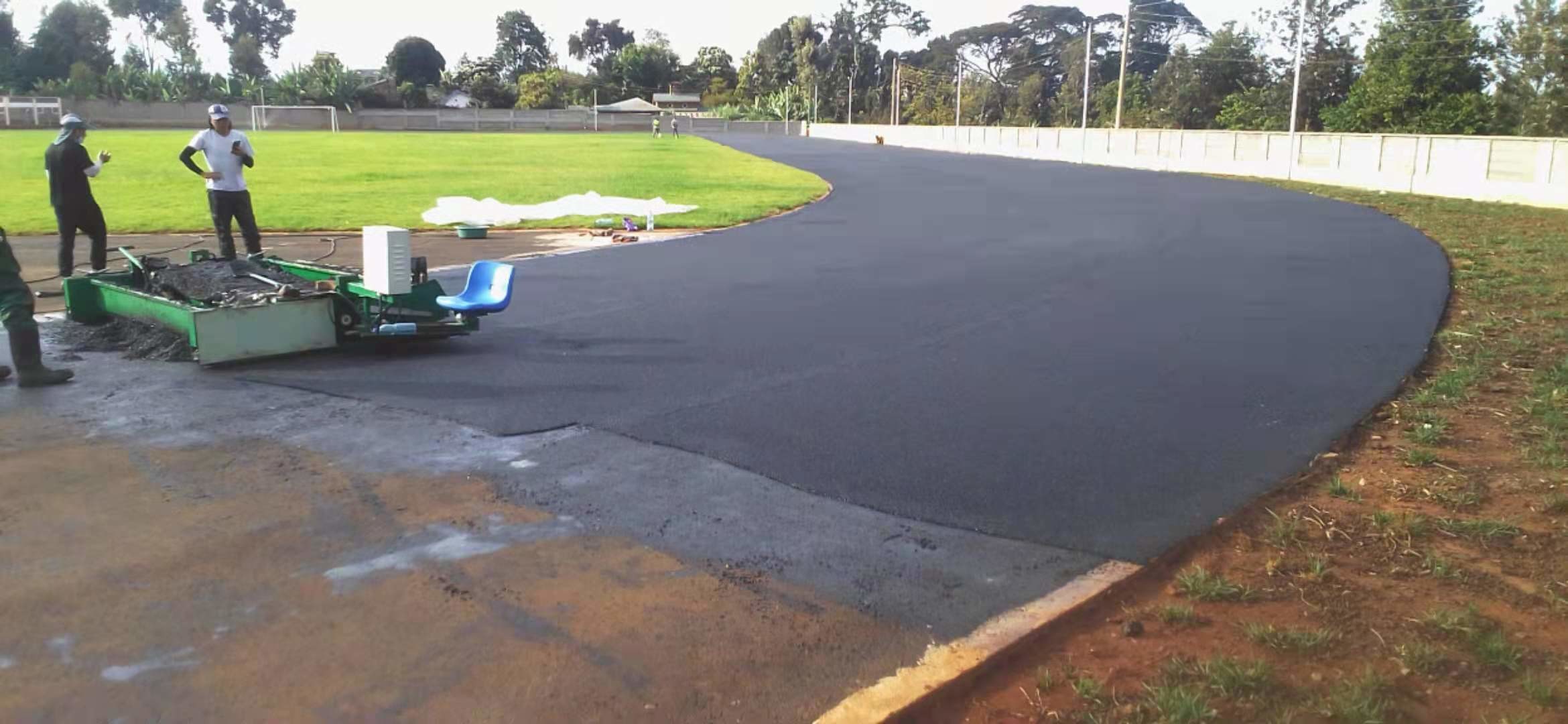 Anti - Slip Sandwich System Running Track Color Customized Runway Playground