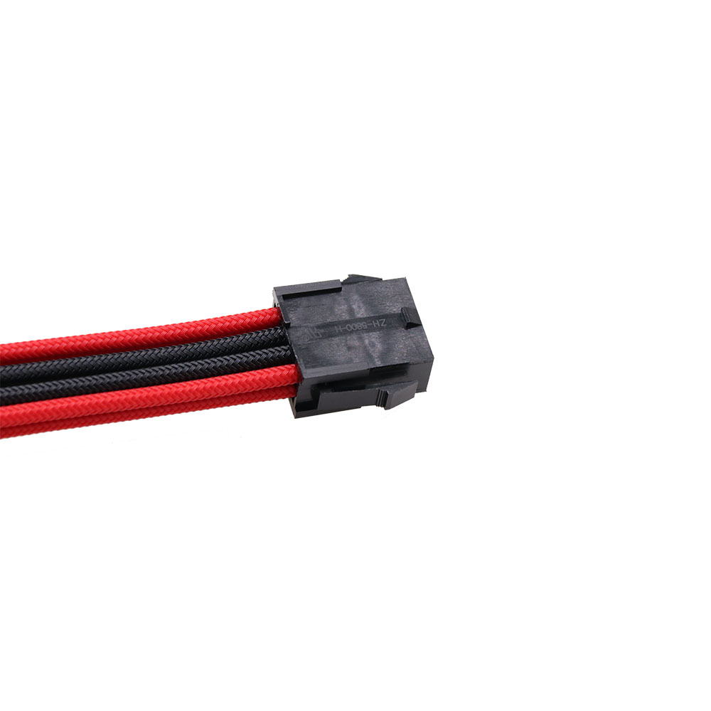 Hot Sale Power Supply ATX Braided Nylon Sleeved extension Cable 18AWG