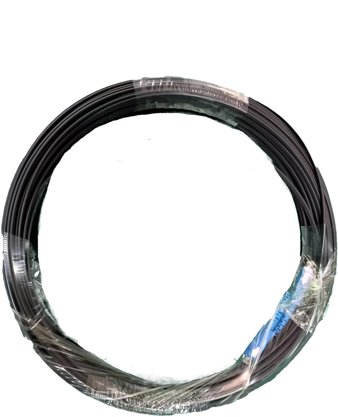 OEM Black Fiber Optic Patch Cord For Stable Data Transmission UPC APC Connector Fibre Patch Leads