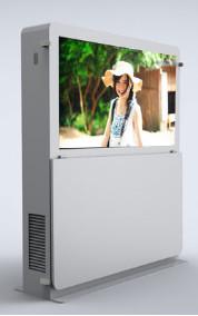 IP65 Waterproof Street Digital Signage Outdoor Displays 16.7M Color Display