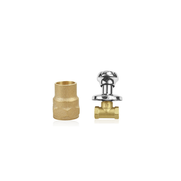 Forged Brass Female Compression Heat Exchanger Components Elbow Equal Shaped