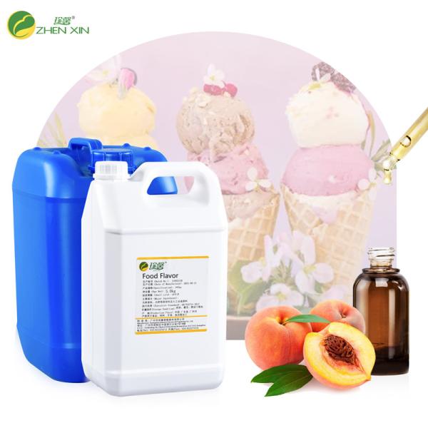 Peach Fruit Scent Food Flavor Liquid Ice Cream Flavours Used For Ice Cream