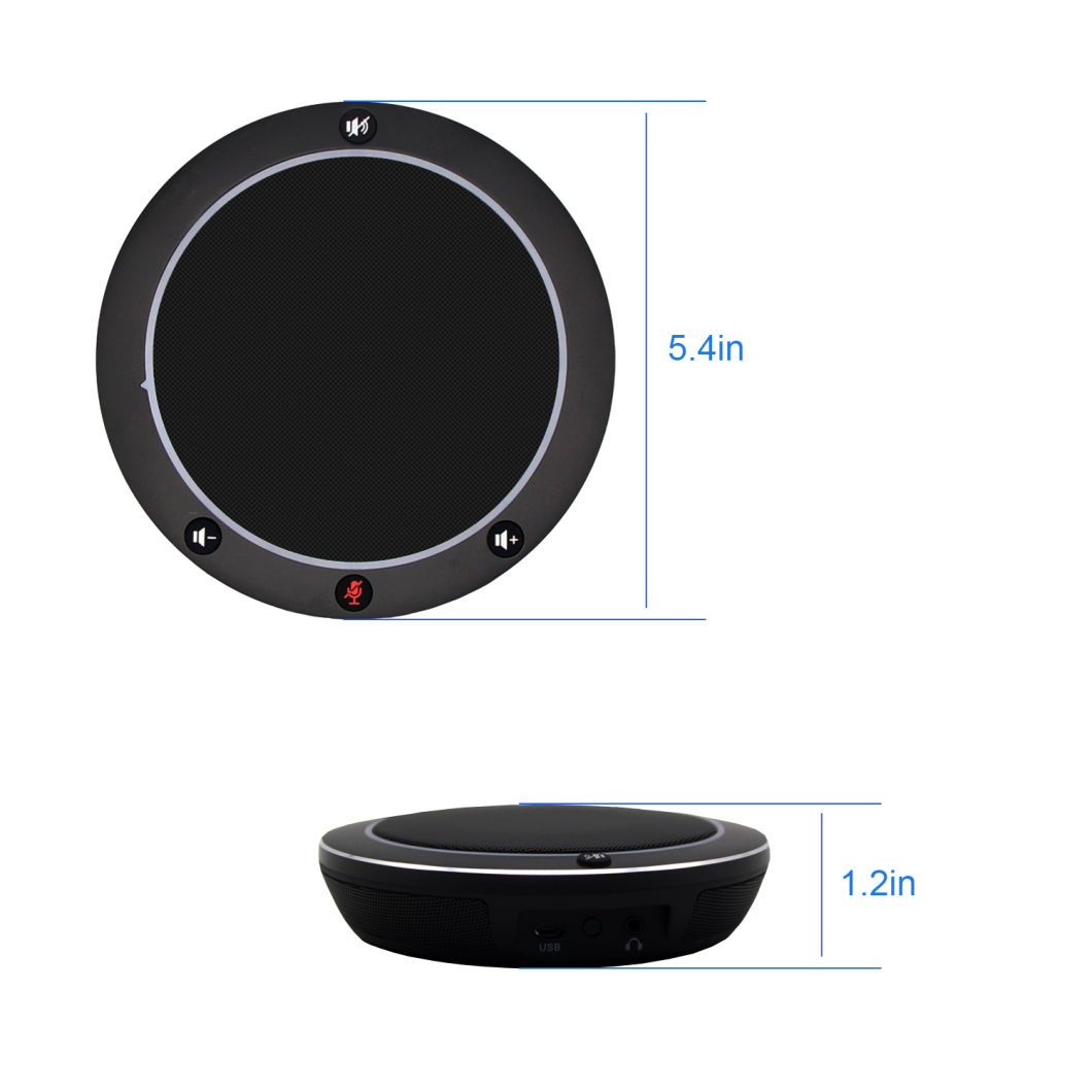 USB Desktop Microphone, Meeting Room Speakerphone, Professional Conference Speakerphone