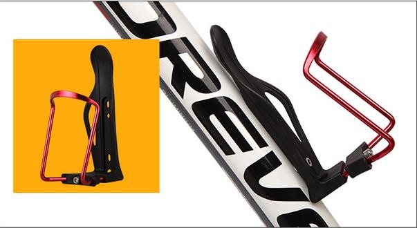Simple Design Light Cycling MTB Road Bike Ajustable Water Bottle Holder Cage Lithium Alloy Bottle Holder Bracket Rack