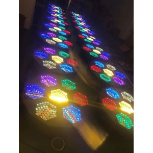 Transform Club Bar Performances with 70W COB Retro Golden Strobe Matrix Stage