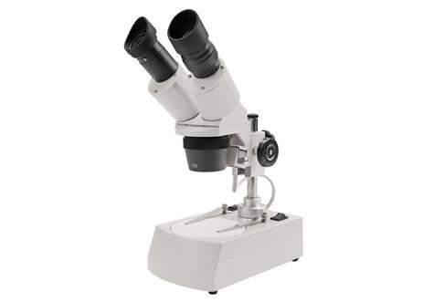 20X 4X 20mm Stereoscopic Binocular Microscope Halogen Lamp Stereo Light