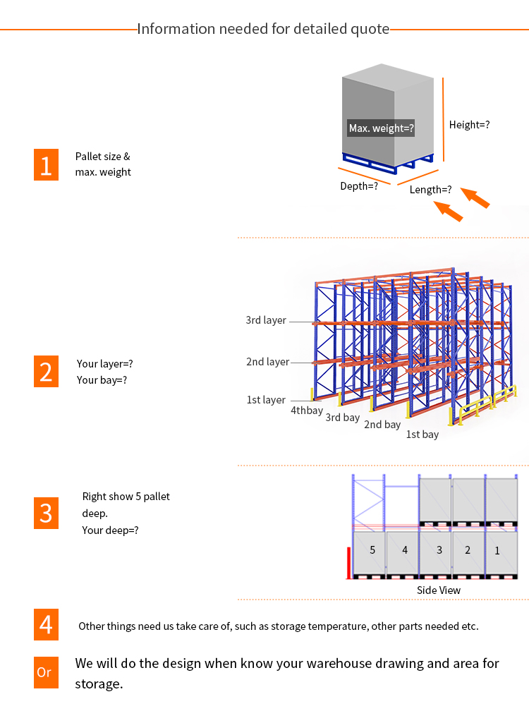 Ceramic Floor Tile Storage Rack Width 1150-1650mm Weight Capacity 300-1500kgs/pallet