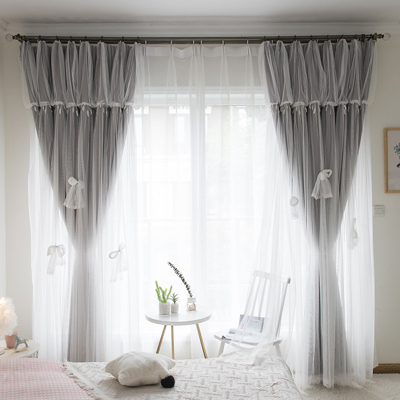 280 CM 720 Gsm Polyester Curtain Fabric Luxury linen Blackout Embroidery