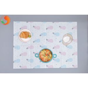 Food Grade Disposable Sticky Placemats OEM Foldable With Fun Designs