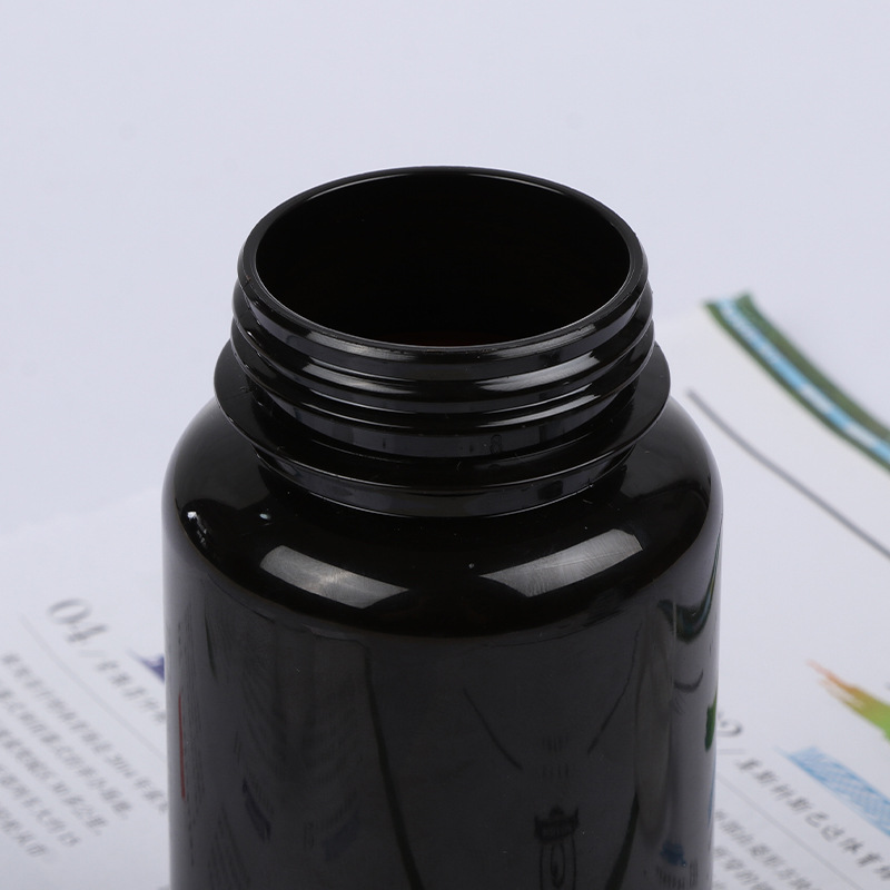 100ml-300ml Child Resistant Pharmaceutical Pill Bottle With Hinge Cap and Easy-pulling Lid for Pharmaceutical Packaging