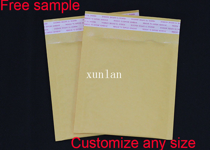 Foil Film Metallic Shipping Bubble Mailers Envelopes 2 Sealing Sides Tear Resistant
