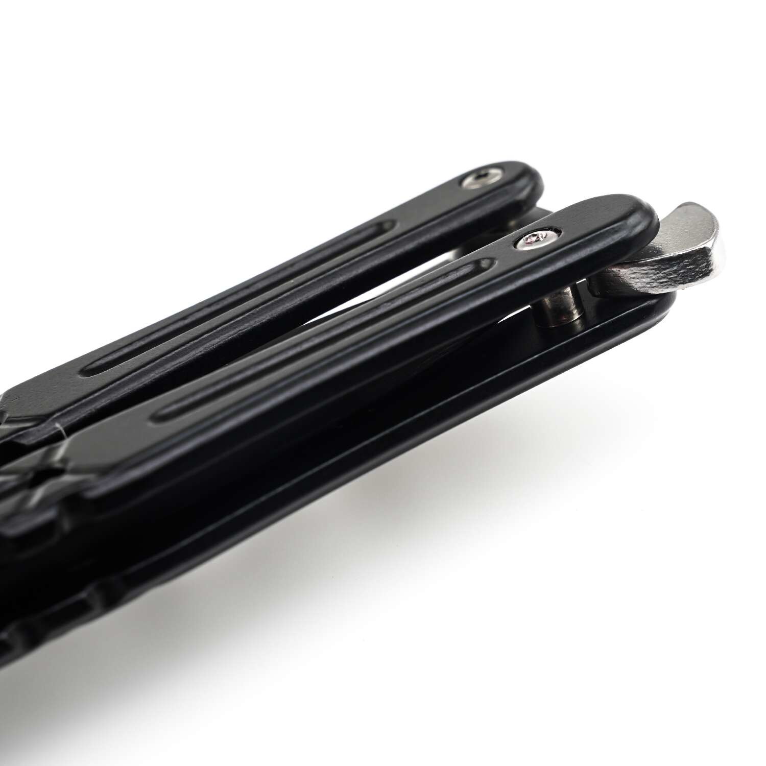 56HRC Sharp Butterfly Knife Dagger Antislip Handle 235mm Length