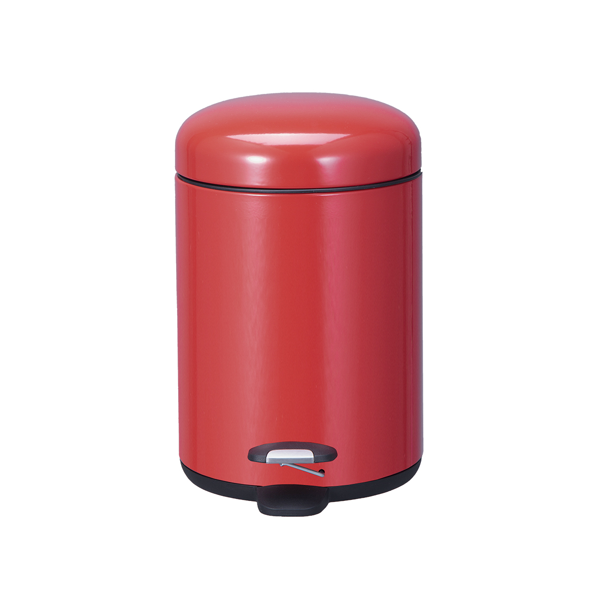 Large Capacity 5L Stainless Steel Waste Bin with Durable Pedal and Rolling Cover