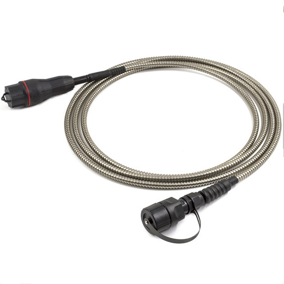 MTC Pushable Fiber Optic Patch Cord SC/APC Field Shield Fiber Pathway Push-Pull Type