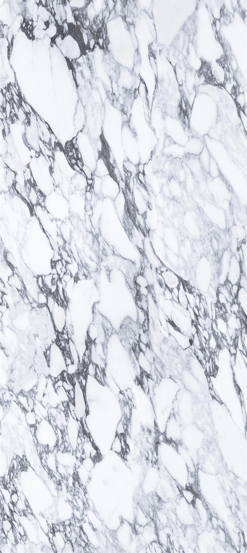 White 1600x3200mm Polished Glazed Porcelain Sintered Stone Slab For Office Acid-Resistance
